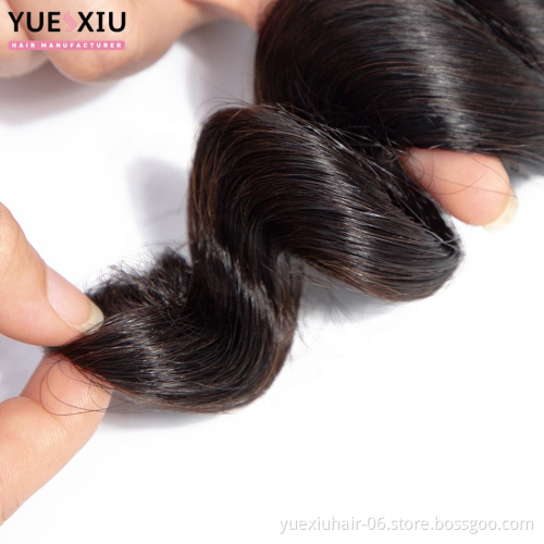 Young Virgin Black Girl Hair Extensions Wholesale Women Human Hair Pieces